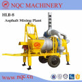 Planta mezcladora de asfalto móvil serie Hlb, 10/08/20/30 T / H